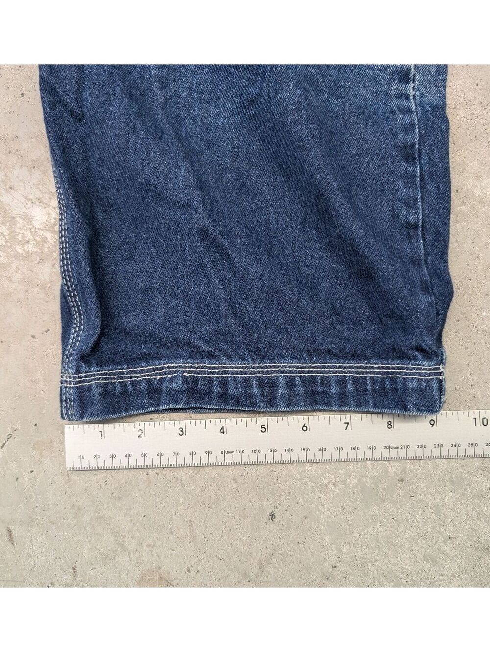 Vintage 90s Infiniti Jeans Company Carpenter Dark Blue Jeans - Picture 5 of 8